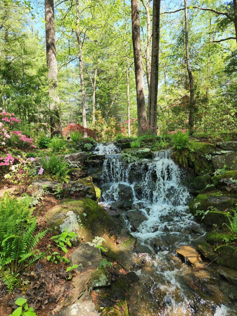 Azalea Path waterfalls